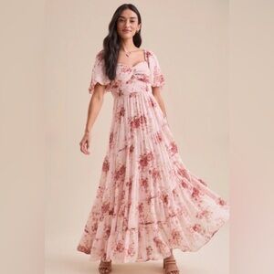Altar’d State Alayna Floral Maxi Dress - Size S